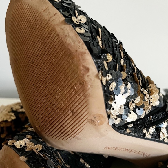 Enzo Angiolini Sequin Platform Heels - Picture 5 of 7